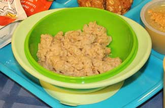 Infant Oatmeal with Peanut Butter