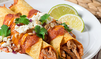 Peanut Butter Chicken Enchiladas