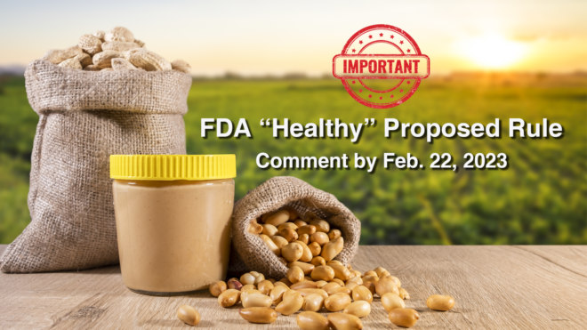 FDA "Healthy" Proposed Rule