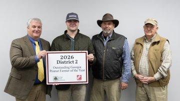 Jones Brothers Farms receive Outstanding Georgia Peanut Farmer of the Year Award for District 2