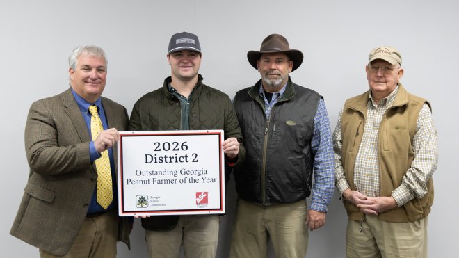 Jones Brothers Farms receive Outstanding Georgia Peanut Farmer of the Year Award for District 2