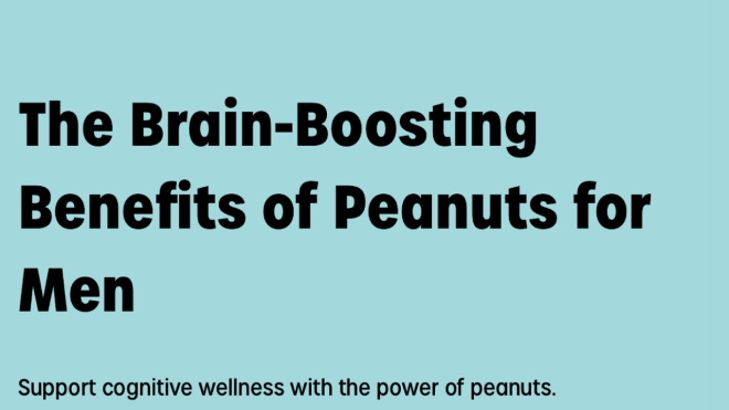 The Brain-Boosting Benefits of Peanuts for Men